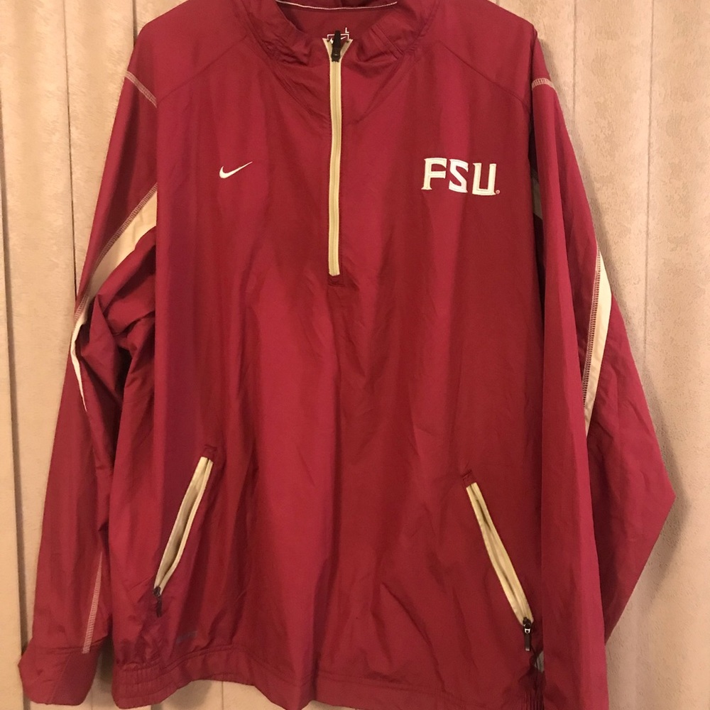 Nike FSU storm fit quarter zip jacket size L Noles
